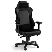 Fotele gamingowe - noblechairs Fotel gamingowy noblechairs HERO czarny czarne obszycie NBL-HRO-PU-BLA - miniaturka - grafika 1