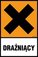 Systemy ekspozycyjne i znaki informacyjne - LB014 DRAŻNIĄCY /ŚRODEK, PREPARAT, PN - PŁYTA PCV 1MM; (500X750MM) - miniaturka - grafika 1