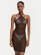 Sukienki - Guess Sukienka plażowa E6GK05 Z5402 Brązowy ciemny Regular Fit - miniaturka - grafika 1