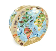 Puzzle - Scratch, Puzzle obserwacyjne - Mapa świata 150 el. - miniaturka - grafika 1