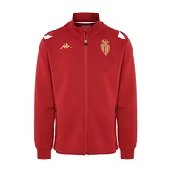 Bluzy męskie - Kappa Męska bluza z kapturem Atremyx Monaco, ciemnoczerwona, XL - miniaturka - grafika 1