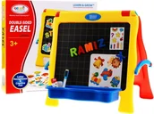 Tablice dla dzieci - stojąca Tablica Magnetyczno Kredowa + pisaki 39cm - miniaturka - grafika 1