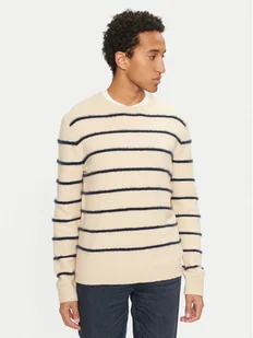 Brave Soul Sweter MK-248OSLO Beżowy Regular Fit - Swetry męskie - miniaturka - grafika 1