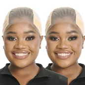 Pozostałe akcesoria fryzjerskie - TEMU 1 szt. Uniseksowa Czapeczka z Koronką do Peruki, Oddychający Nylon z Regulowanym Paskiem i Antypoślizgowym Wzorem dla Bezpiecznego Dopasowania, - miniaturka - grafika 1