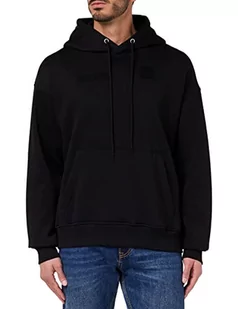 G-STAR RAW Męska bluza z kapturem Velcro Loose od Men's, czarna (dk Black A971-6484), XL, czarny (Dk Black A971-6484), XL - Bluzy męskie - miniaturka - grafika 1