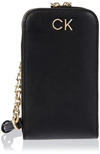 Calvin Klein Damskie akcesoria techniczne do telefonu RE-Lock PBl, Ck Black, OS, Ck czarny, Rozmiar Uniwersalny - Torebki damskie - miniaturka - grafika 1