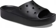 Klapki i japonki damskie - Crocs Crocs Classic Platform Slide 208180-001 Czarne 38/39 - miniaturka - grafika 1