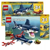 Klocki - LEGO ZESTAW CREATOR 3 W 1 MORSKIE ZWIERZĘTA PREZENT - miniaturka - grafika 1