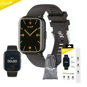 Smartwatch - TITMO E-100 Czarny - miniaturka - grafika 1