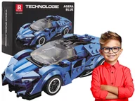 Klocki - zestaw KLOCKI KONSTRUKCYJNE 327 el. AUTKO WYŚCIGOWE klocki do składania - miniaturka - grafika 1