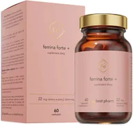 Witaminy i minerały - Suplement diety MyBestPharm Ferrina Forte + 60 kapsulek (5904824651514) - miniaturka - grafika 1