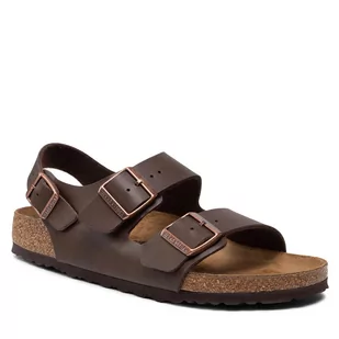 Birkenstock Sandały Milano 034701 Brązowy - Sandały damskie - miniaturka - grafika 1