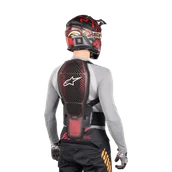Akcesoria motocyklowe - Ochraniacz Pleców Alpinestars Nucleon KR-1 Celli Przezroczysty-Czarny-Czerwony S - miniaturka - grafika 1