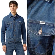 Kurtki męskie - Wrangler Classic Jacket Stonewash DżINS kurtka jeansowa męska katana XXL - miniaturka - grafika 1