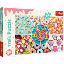 Trefl Słodkości Puzzle 300 Elementów o Wysokiej Jakości Nadruku dla Dzieci od 8 lat 23004 - Puzzle - miniaturka - grafika 1