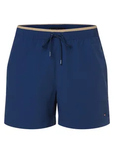 Tommy Hilfiger Męskie spodenki kąpielowe Mężczyźni niebieski jednolity, L - Spodenki męskie - miniaturka - grafika 1