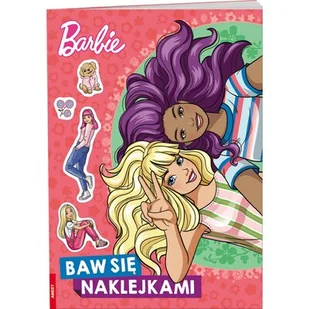 Książka dla dzieci Barbie Baw się naklejkami STJ-1103 - Książki edukacyjne - miniaturka - grafika 1