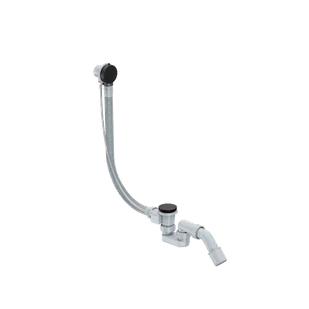 Excellent Simple 2.0 syfon wannowy automatyczny 57 cm, czarny mat - Syfony - miniaturka - grafika 1