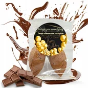 Desery dla dzieci - CIASTECZKO Z WRÓŻBĄ MAGICZNE URODZINY DLA GOŚCI PODZIĘKOWANIE CZEKOLADOWE - miniaturka - grafika 1