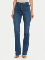 Spodnie damskie - Morgan Jeansy 222-PKELY Niebieski Straight Fit - miniaturka - grafika 1