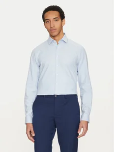 Calvin Klein Koszula K10K114307 Błękitny Slim Fit - Koszule męskie - miniaturka - grafika 1