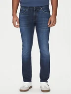 Spodnie męskie - BOSS Jeansy H-Delaware 50537390 Granatowy Slim Fit - miniaturka - grafika 1