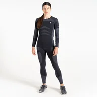 Spodnie sportowe damskie - Dare 2b - Damska Bielizna Termoaktywna Legginsy In The Zone Czarny, Rozmiar: L/XL - miniaturka - grafika 1