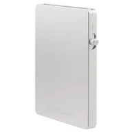 Etui na dokumenty i karty - Metalowe etui z wysuwanymi kartami i ochroną kart zbliżeniowych (srebrny) - miniaturka - grafika 1