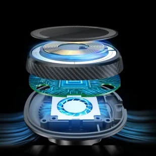 SWISSTEN Uchwyt magnetyczny na przyssawkę z ładowarką bezprzewodową MagSafe 15W - Ładowarki samochodowe - miniaturka - grafika 5