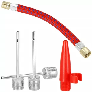 Akcesoria rowerowe do pompowania, igły, przejsciówka, wężyk aluminiowe - Pompki rowerowe - miniaturka - grafika 1