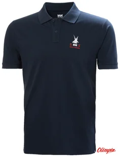 Koszulka męska HELLY HANSEN KOSTER POLO - Navy - Koszulki męskie - miniaturka - grafika 1