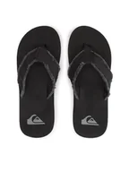 Klapki i japonki męskie - Quiksilver Japonki AQYL100047 Czarny - miniaturka - grafika 1