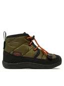 Buty dla chłopców - Keen Śniegowce Howser II Waterproof Chukka 1029433 Khaki - miniaturka - grafika 1
