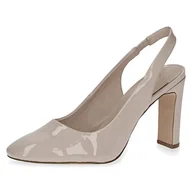 Czółenka - CAPRICE Damskie czółenka 9-9-29601-20 z odkrytymi ramionami, puder Patent, rozmiar 37, Powder Patent, 37 eu - miniaturka - grafika 1