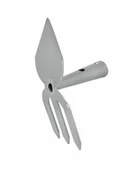 Grabie i motyki - AWTools AW00304 motyka ogrodowa serce pazurki bez trzonka - miniaturka - grafika 1