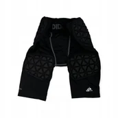 Spodenki męskie - Czarne spodenki ochraniacze Adidas L - miniaturka - grafika 1