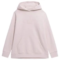 Bluzy damskie - Bluza damska 4F F535 kremowa 4FSS23TSWSF535 12S-M - miniaturka - grafika 1