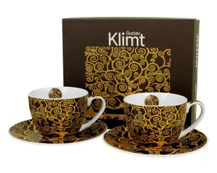 Zestaw 2 filiżanek Klimt Tree Of Life 250 ml - Filiżanki - miniaturka - grafika 1