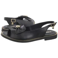 Sandały damskie - Sandały Czarne 5408/076-P (KN18-a) Karino - miniaturka - grafika 1