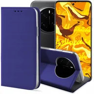 Etui i futerały do telefonów - ETUI Z KLAPKĄ DO HONOR MAGIC7 PRO GRANATOWE ZAMYKANE MAGNETYCZNE KABURA - miniaturka - grafika 1
