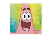 Urodziny dziecka - AMSCAN Serwetki urodzinowe Patryk Rozgwiazda - 33 cm - 16 szt. 512627 - miniaturka - grafika 1