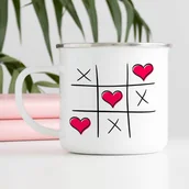 Kubki - Kubek metalowy, emaliowany - Nie wygrasz z miłością - miniaturka - grafika 1