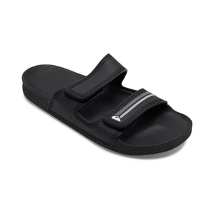 Męskie Klapki QUIKSILVER RIVI DOUBLE ADJUST AQYL101252-XKSK – Czarny - Klapki i japonki męskie - miniaturka - grafika 1