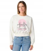 Bluzy damskie - Bluza Wrangler RELAXED SWS 112362584 Vintage White XXS - miniaturka - grafika 1