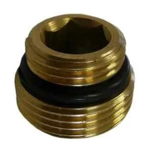 Schlosser Złączka grzejnikowa 1/2&quot;GZx3/4&quot;GZ mosiężna z oringiem 6030 - Akcesoria grzewcze - miniaturka - grafika 6