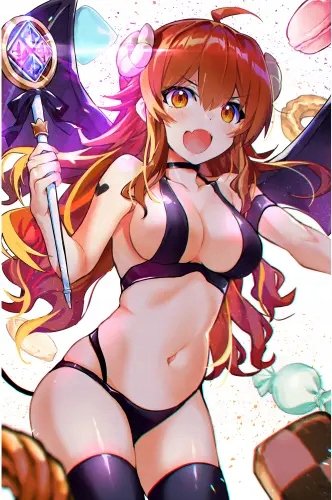 Plakat Anime Machikado Mazoku MM_003 A2 (custom)