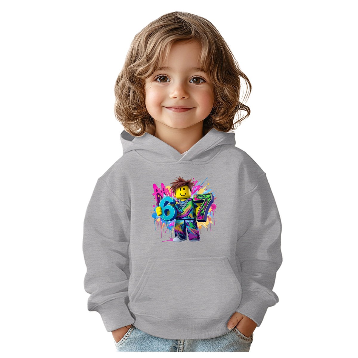 BLUZA DZIECIĘCA 67 SIX SEVEN VIRAL ROBLOX 110-116 CHŁOPIĘCA DZIEWCZĘCA