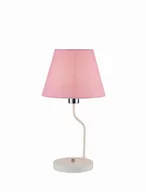 Lampy stojące - Candellux Lampa Stołowa York 1 Biały Różowy 50501100 - miniaturka - grafika 1