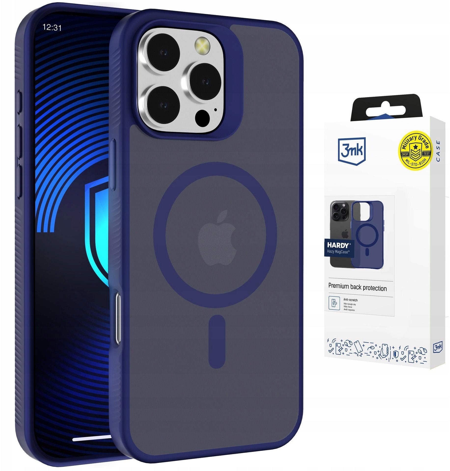 3MK Apple iPhone 16 Pro Max - 3mk Hardy Hazy MagCase Blue