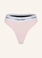 Majtki damskie - Calvin Klein Stringi Icon Cotton Modal rosa - miniaturka - grafika 1